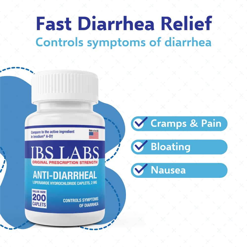 Anti-Diarrheal 2MG 200 Caplets By LBS LABS