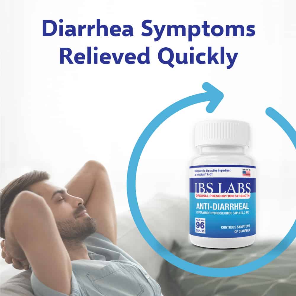 Anti-Diarrheal 2MG 96 Caplets By LBS LABS
